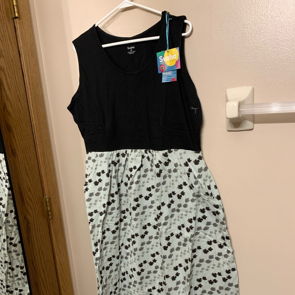 Svaha Dinosaur Tracks Dress